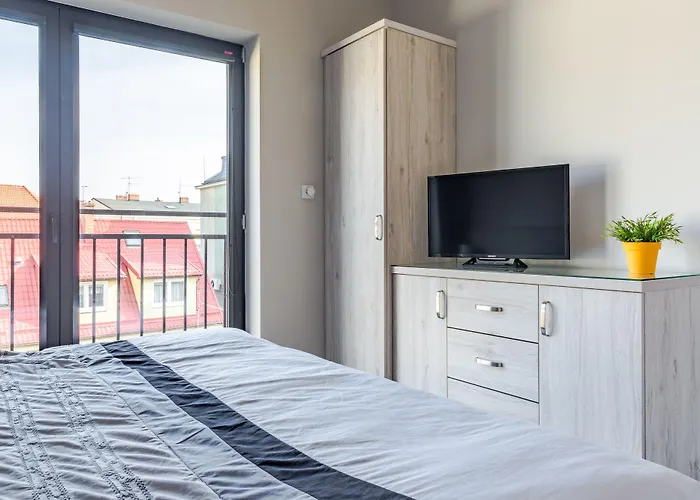 Baltyckie - Bulwar Portowy - Widok Na Port, Centrum, Najlepsza Lokalizacja W Ustce Apart-hotel Ustka